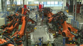 Link to Video | robot, manufacturing, automotive industry, mechanical assembly, assembly line, production, industrial sector, factory