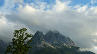 Link to Video | Upper Bavaria, weather, Garmisch-Partenkirchen, Germany, time-lapse photography, summit, Grainau, Werdenfelser Land, Wetterstein, landform, mountain range, cloud, mountain, Bavaria