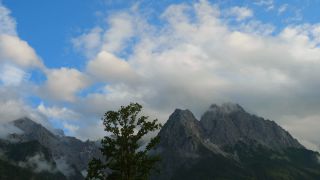 Link to Video | Upper Bavaria, weather, Garmisch-Partenkirchen, Germany, time-lapse photography, summit, Grainau, Werdenfelser Land, Wetterstein, landform, mountain range, cloud, mountain, Bavaria