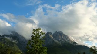 Link to Video | Upper Bavaria, weather, Garmisch-Partenkirchen, Germany, time-lapse photography, summit, Grainau, Werdenfelser Land, Wetterstein, landform, mountain range, cloud, mountain, Bavaria