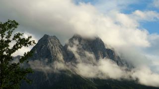 Link to Video | Upper Bavaria, weather, Garmisch-Partenkirchen, Germany, time-lapse photography, summit, Grainau, Werdenfelser Land, Wetterstein, landform, mountain range, cloud, mountain, Bavaria