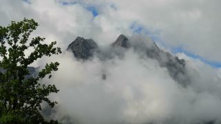 Link to Video | Upper Bavaria, weather, Garmisch-Partenkirchen, Germany, time-lapse photography, summit, Grainau, Werdenfelser Land, Wetterstein, landform, mountain range, cloud, mountain, Bavaria