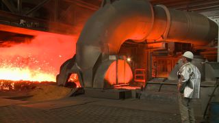 Link to Video | manufacturing process, economy, activity, ferrous metallurgy, process, steelmaking, heavy industry, production, industrial sector