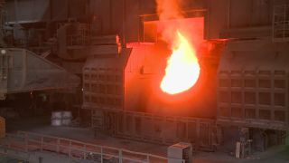 Link to Video | manufacturing process, economy, activity, ferrous metallurgy, process, steelmaking, heavy industry, production, industrial sector