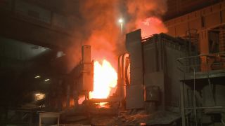 Link to Video | process, manufacturing process, economy, steel mill, economic sector, steelmaking, heavy industry, production, industrial sector, factory