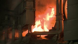 Link to Video | process, manufacturing process, economy, steel mill, economic sector, steelmaking, heavy industry, production, industrial sector, factory