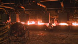 Link to Video | process, manufacturing process, economy, steel mill, economic sector, steelmaking, heavy industry, production, industrial sector, factory