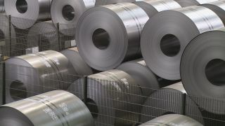 Link to Video | steel coil, steel, metallurgy, metal industry, ferrous metallurgy, steelmaking, production, industrial sector