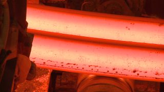 Link to Video | process, manufacturing process, economy, steel mill, economic sector, steelmaking, heavy industry, production, industrial sector, factory