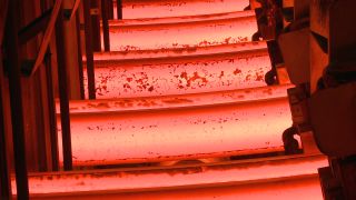 Link to Video | process, manufacturing process, economy, steel mill, economic sector, steelmaking, heavy industry, production, industrial sector, factory