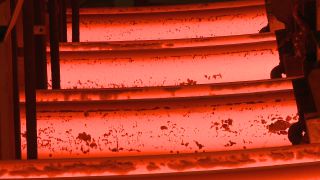 Link to Video | process, manufacturing process, economy, steel mill, economic sector, steelmaking, heavy industry, production, industrial sector, factory