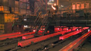 Link to Video | process, manufacturing process, economy, steel mill, economic sector, steelmaking, heavy industry, production, industrial sector, factory
