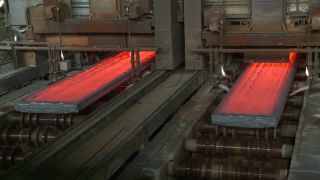 Link to Video | process, manufacturing process, steel mill, industry, steelmaking, heavy industry, production, industrial sector