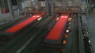 Link to Video | process, manufacturing process, steel mill, industry, steelmaking, heavy industry, production, industrial sector