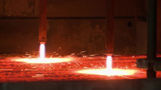 Link to Video | process, manufacturing process, steel mill, industry, steelmaking, heavy industry, production, industrial sector
