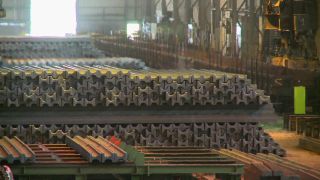 Link to Video | process, manufacturing process, economy, steel mill, economic sector, steelmaking, heavy industry, production, industrial sector, factory