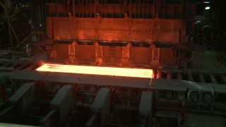 Link to Video | process, manufacturing process, steel mill, industry, steelmaking, heavy industry, production, industrial sector