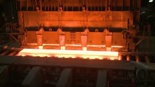 Link to Video | process, manufacturing process, steel mill, industry, steelmaking, heavy industry, production, industrial sector