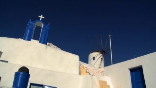 Link to Video | landscape, vacation, tourist destination, Santorini, landscape element, paid leave, Cyclades, physical location, leisure, island, Southern Europe, Aegean Sea, Greece, Europe, Mediterranean Sea, tourism destination, trip, travel, paid time off, Santorin, Aegean Islands