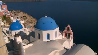 Link to Video | vacation, tourist destination, Santorini, paid leave, sea, Cyclades, leisure, island, Greek Islands, landform, Southern Europe, Aegean Sea, Greece, Mediterranean Sea, tourism, Mediterranean country, tourist attraction, paid time off, Mediterranean Basin