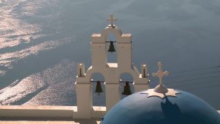 Link to Video | landscape, vacation, tourist destination, Santorini, landscape element, paid leave, Cyclades, physical location, leisure, island, Southern Europe, Aegean Sea, Greece, Europe, Mediterranean Sea, tourism destination, trip, travel, paid time off, Santorin, Aegean Islands