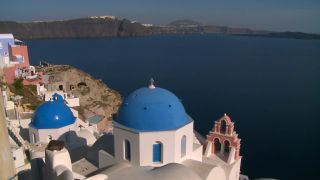 Link to Video | vacation, tourist destination, Santorini, paid leave, sea, Cyclades, leisure, island, Greek Islands, landform, Southern Europe, Aegean Sea, Greece, Mediterranean Sea, tourism, Mediterranean country, tourist attraction, paid time off, Mediterranean Basin