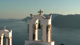 Link to Video | landscape, vacation, tourist destination, Santorini, landscape element, paid leave, Cyclades, physical location, leisure, island, Southern Europe, Aegean Sea, Greece, Europe, Mediterranean Sea, tourism destination, trip, travel, paid time off, Santorin, Aegean Islands