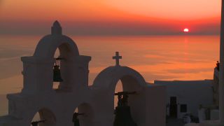Link to Video | landscape, vacation, tourist destination, Santorini, landscape element, paid leave, Cyclades, physical location, leisure, island, Southern Europe, Aegean Sea, Greece, Europe, Mediterranean Sea, tourism destination, trip, travel, paid time off, Santorin, Aegean Islands