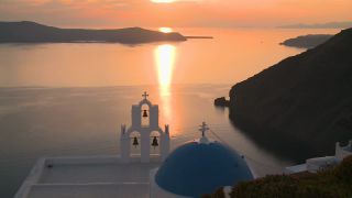 Link to Video | vacation, tourist destination, Santorini, paid leave, sea, Cyclades, leisure, island, Greek Islands, landform, Southern Europe, Aegean Sea, Greece, Mediterranean Sea, tourism, Mediterranean country, tourist attraction, paid time off, Mediterranean Basin