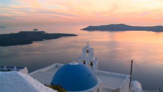 Link to Video | vacation, tourist destination, Santorini, paid leave, sea, Cyclades, leisure, island, Greek Islands, landform, Southern Europe, Aegean Sea, Greece, Mediterranean Sea, tourism, Mediterranean country, tourist attraction, paid time off, Mediterranean Basin