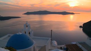 Link to Video | vacation, tourist destination, Santorini, paid leave, sea, Cyclades, leisure, island, Greek Islands, landform, Southern Europe, Aegean Sea, Greece, Mediterranean Sea, tourism, Mediterranean country, tourist attraction, paid time off, Mediterranean Basin