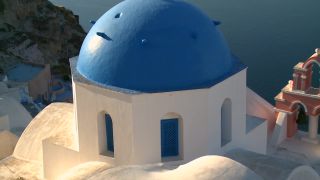 Link to Video | tourist destination, Santorini, sea, Cyclades, North Macedonia, island, Greek Islands, landform, Southern Europe, Aegean Sea, Greece, Europe, Mediterranean Sea, tourism, Mediterranean country, tourist attraction, travel, Mediterranean Basin, point of interest