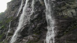Link to Video | Geiranger, landscape, tourist destination, West Norwegian Fjords – Geirangerfjord and Nærøyfjord, body of water, cruise, Geirangerfjord, Norway, Scandinavia, natural heritage, cruise ship, fjord, Nordic countries, tourist attraction, transport, UNESCO World Heritage Site