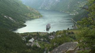 Link to Video | Geiranger, vacation, West Norwegian Fjords – Geirangerfjord and Nærøyfjord, body of water, paid leave, cruise, leisure, Geirangerfjord, Norway, Scandinavia, Northern Europe, cruise ship, fjord, Norwegian Sea, tourism, Møre og Romsdal, tourist attraction, travel, paid time off, transport, UNESCO World Heritage Site