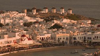 Link to Video | vacation, tourist destination, paid leave, sea, Cyclades, South Aegean Region, leisure, Mykonos, island, landform, Southern Europe, Aegean Sea, Greece, Europe, Mediterranean Sea, tourism, tourist attraction, travel, paid time off, mediterranean sea