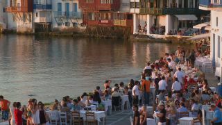 Link to Video | vacation, tourist destination, paid leave, sea, Cyclades, South Aegean Region, leisure, Mykonos, island, landform, Southern Europe, Aegean Sea, Greece, Europe, Mediterranean Sea, tourism, tourist attraction, travel, paid time off, mediterranean sea