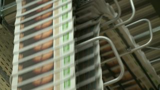 Link to Video | machine, newspaper, mass media, paper, printed matter, printing machine, written news media, product, industry, media, printer, industrial sector, rotary printing press