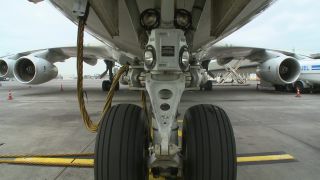 Link to Video | technology, airport, airport infrastructure, transport aircraft, Boeing 747-400F, air transport, logistics, logistics center, airplane, cargo aircraft, Luxembourg, air cargo, freight transport, vehicle, traffic, international airport, transport, industrial sector, Luxembourg Airport, Boeing 747-400, mobility