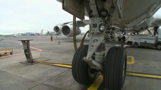 Link to Video | technology, airport, airport infrastructure, transport aircraft, Boeing 747-400F, air transport, logistics, logistics center, airplane, cargo aircraft, Luxembourg, air cargo, freight transport, vehicle, traffic, international airport, transport, industrial sector, Luxembourg Airport, Boeing 747-400, mobility
