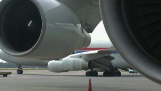 Link to Video | technology, airport, airport infrastructure, transport aircraft, Boeing 747-400F, air transport, logistics, logistics center, airplane, cargo aircraft, Luxembourg, air cargo, freight transport, vehicle, traffic, international airport, transport, industrial sector, Luxembourg Airport, Boeing 747-400, mobility