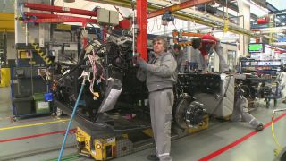 Link to Video | industrial building, Germany, automotive industry, industry, MAN SE, vehicle, truck, traffic, assembly line, truck industry, enterprise, Dachau, production, motor vehicle, industrial sector, factory