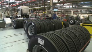 Link to Video | industrial building, Germany, automotive industry, industry, MAN SE, vehicle, truck, traffic, assembly line, truck industry, enterprise, Dachau, production, motor vehicle, industrial sector, factory