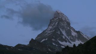 Link to Video | weather, tourist destination, Alps, Matterhorn, summit, region of interest, Swiss Alps, meteorology, landform, Switzerland, Europe, mountain range, tourist attraction, Italy–Switzerland border, cloud, Valais, mountain, point of interest