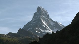 Link to Video | weather, tourist destination, Alps, Matterhorn, summit, region of interest, Swiss Alps, meteorology, landform, Switzerland, Europe, mountain range, tourist attraction, Italy–Switzerland border, cloud, Valais, mountain, point of interest