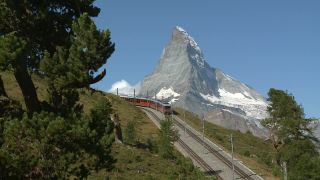 Link to Video | landscape, tourist destination, Alps, Earth's surface, Matterhorn, summit, region of interest, Swiss Alps, Switzerland, Europe, mountain range, tourist attraction, Italy–Switzerland border, nature, Valais, mountain, point of interest