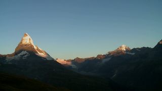 Link to Video | landscape, tourist destination, Alps, Earth's surface, Matterhorn, summit, region of interest, Swiss Alps, Switzerland, Europe, mountain range, tourist attraction, Italy–Switzerland border, nature, Valais, mountain, point of interest