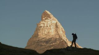 Link to Video | landscape, tourist destination, Alps, Earth's surface, Matterhorn, summit, region of interest, Swiss Alps, Switzerland, Europe, mountain range, tourist attraction, Italy–Switzerland border, nature, Valais, mountain, point of interest