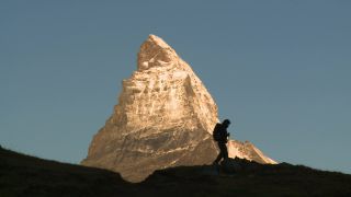 Link to Video | landscape, tourist destination, Alps, Earth's surface, Matterhorn, summit, region of interest, Swiss Alps, Switzerland, Europe, mountain range, tourist attraction, Italy–Switzerland border, nature, Valais, mountain, point of interest