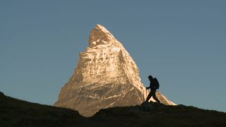Link to Video | landscape, tourist destination, Alps, Earth's surface, Matterhorn, summit, region of interest, Swiss Alps, Switzerland, Europe, mountain range, tourist attraction, Italy–Switzerland border, nature, Valais, mountain, point of interest