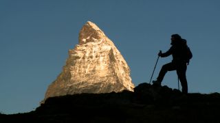 Link to Video | landscape, tourist destination, Alps, Earth's surface, Matterhorn, summit, region of interest, Swiss Alps, Switzerland, Europe, mountain range, tourist attraction, Italy–Switzerland border, nature, Valais, mountain, point of interest